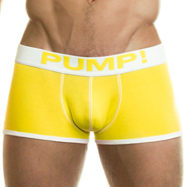 Yellow Neon Fuel Boxer Front by PUMP! Underwear at Trenderwear.com