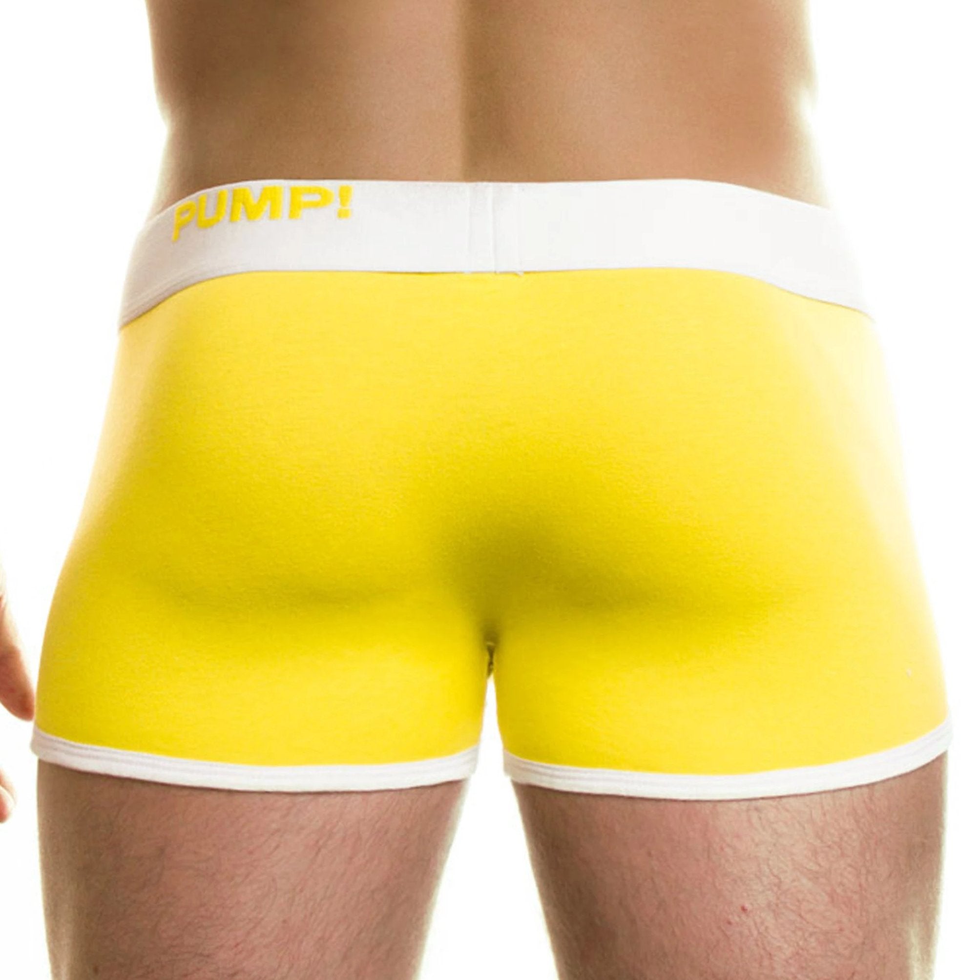 Yellow Neon Fuel Boxer Side by PUMP! Underwear at Trenderwear.com