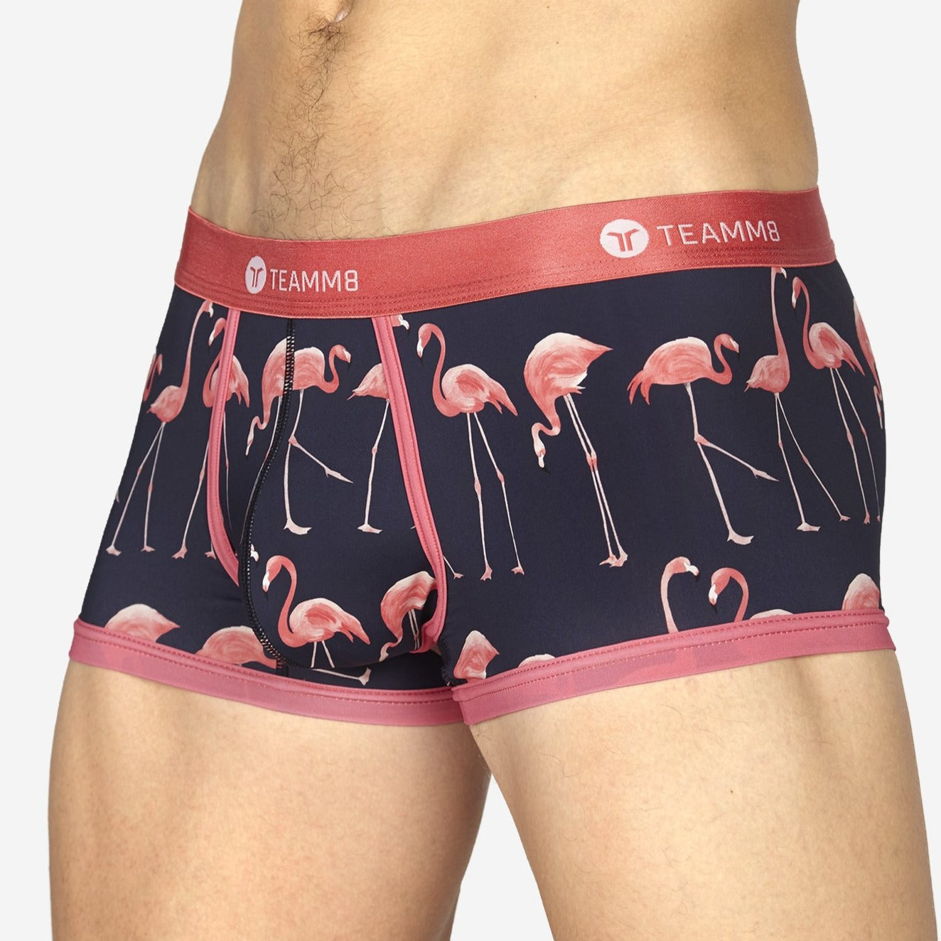Flamingo Boxer Trunk - Navy