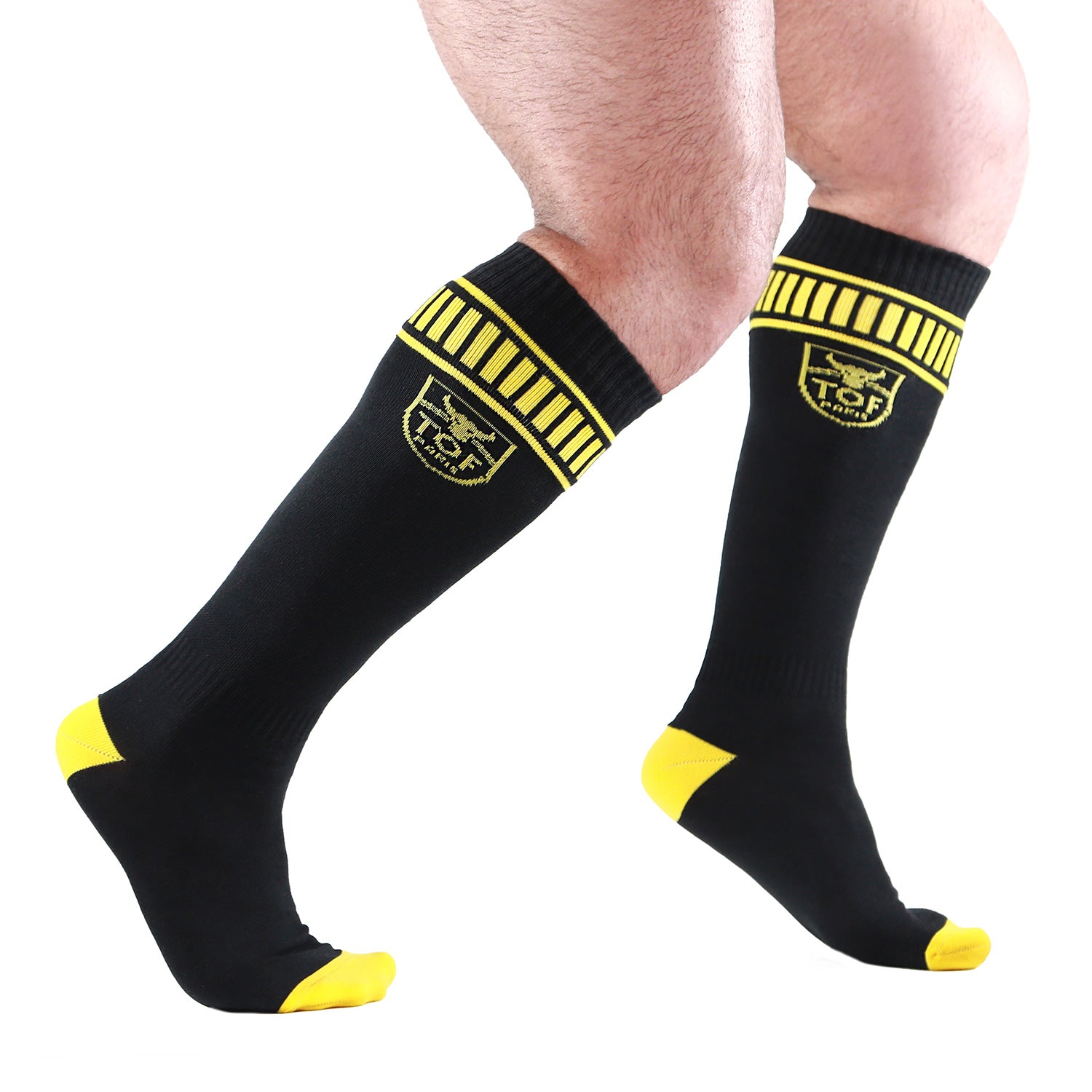 Footish Socks - Black/Yellow